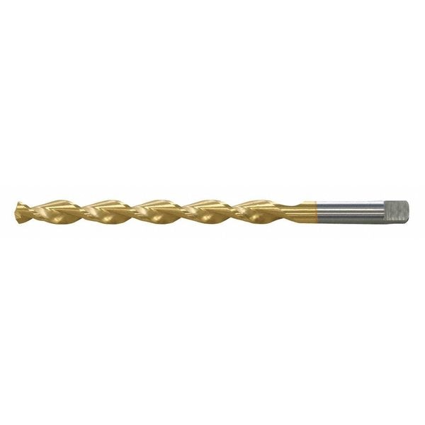 135Â° Deep Hole Parabolic Taper Length Drill Chicago-Latrobe 120DH-TN TiN HSS RHS/RHC 15/32