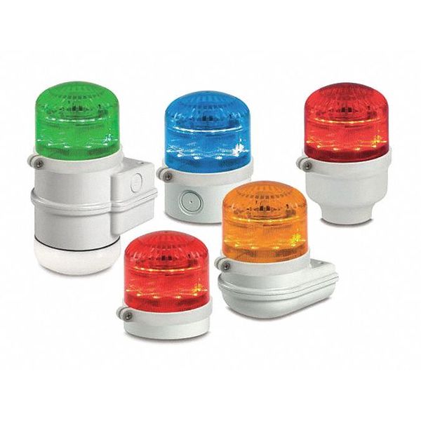 Beacon Warning Sounder Light, Amber, LED