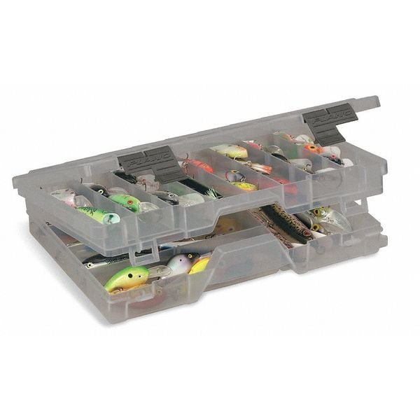 Adjustable Compartment Box with 13 to 45 compartments, Plastic, 2 3/4 in H x 9 in W