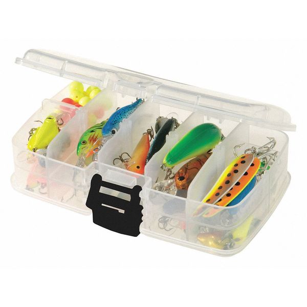 Adjustable Compartment Box with 10 to 20 compartments, Plastic, 2 in H x 3.88 in W