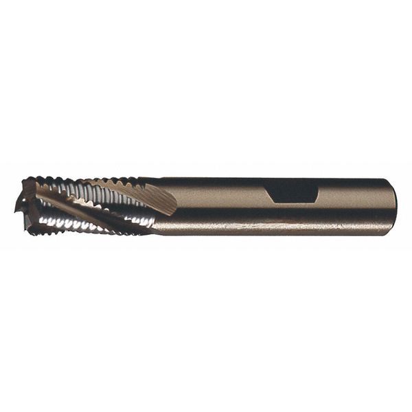 4-Flute PM+â¢ HSS-E Square CC Single Course Roughing End Mill CTD PMRC Bright 5/8x5/8x1-5/8x3-3/4