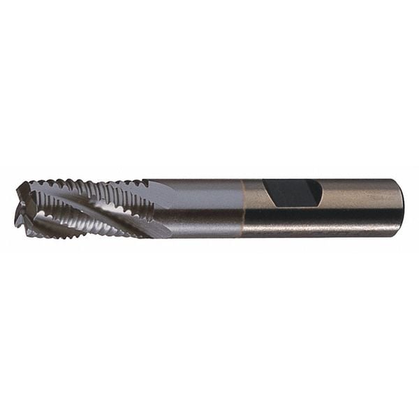 4-Flute PM+â¢ HSS-E Square CC Single Course Roughing End Mill CTD PMRC-TC TiCN 5/8x5/8x1-5/8x3-3/4