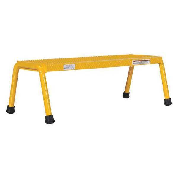 1 Step, Aluminum Step Stand, 500 lb. Load Capacity, Yellow