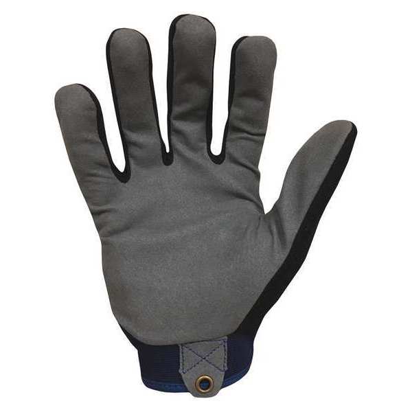 Mechanics Gloves, XS, Blue, Single Layer, Polyester/Spandex