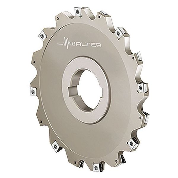 Indexable Slitting Cutter, 160.00mm Cutter Dia, 8 Inserts, 46.00mm Cut Depth, F4153 Series