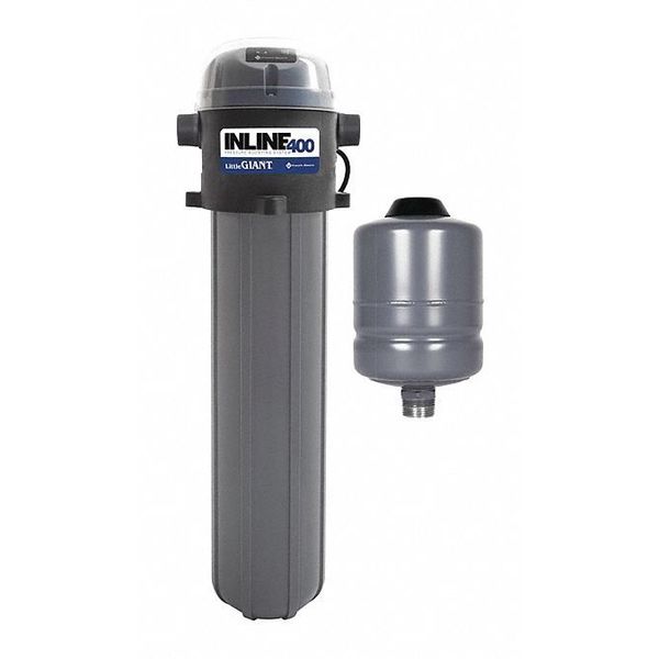 Booster Pump, 19/64 hp, 115V AC, 1 Phase, 1-1/4 in NPT Inlet Size, 3 Stage, 80 psi Max Pressure