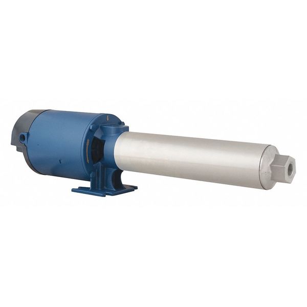 Multi-Stage Booster Pump, 2 hp, 208 to 240/480V AC, 3 Phase, 3/4 in NPT Inlet Size, 14 Stage
