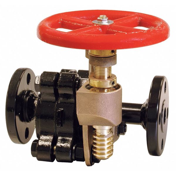 Gate Valve, 2 In., Flange, Carbon Steel