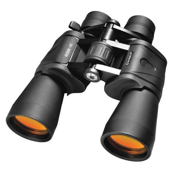 General Binocular, 10x to 30x Magnification, Porro Prism, 195 ft Field of View
