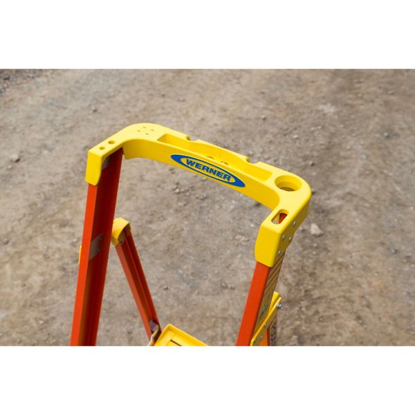 7 ft Fiberglass Podium Stepladder