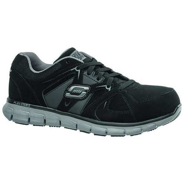 Athletic Work Shoes, 11, D, Blk/Charcl, PR (Discontinued)