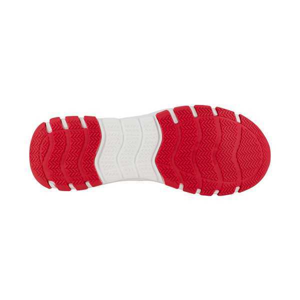 Athletic Work Shoe, 13, M, Men, Gray/Red, PR