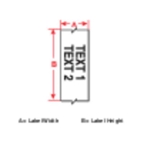 Label Tape Cart, Wht, Polyester, Permanent