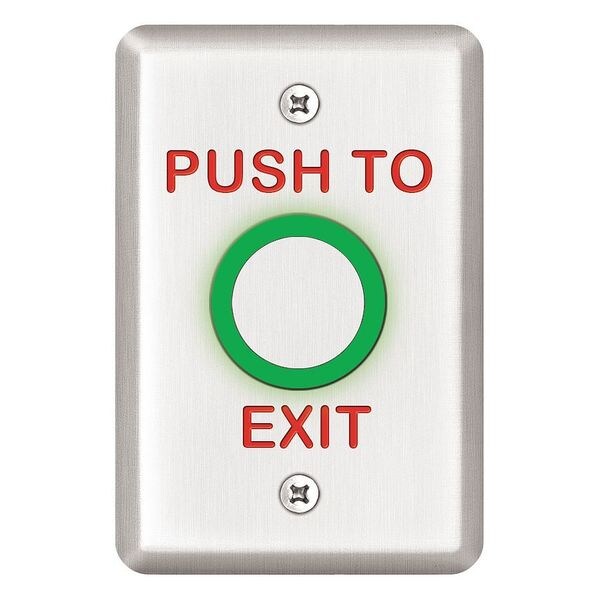 Exit Push Button, 2-7/8 in. W