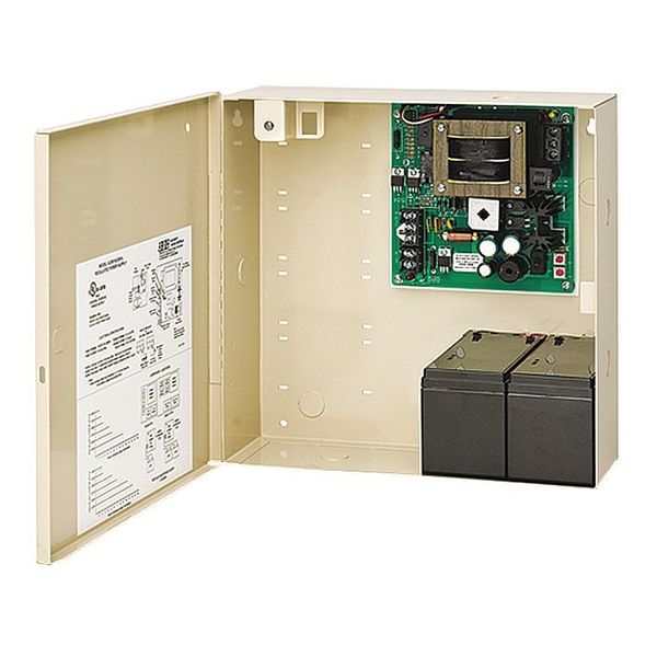 Power Supply, 16 in. L, 12/24VDC 2A Output