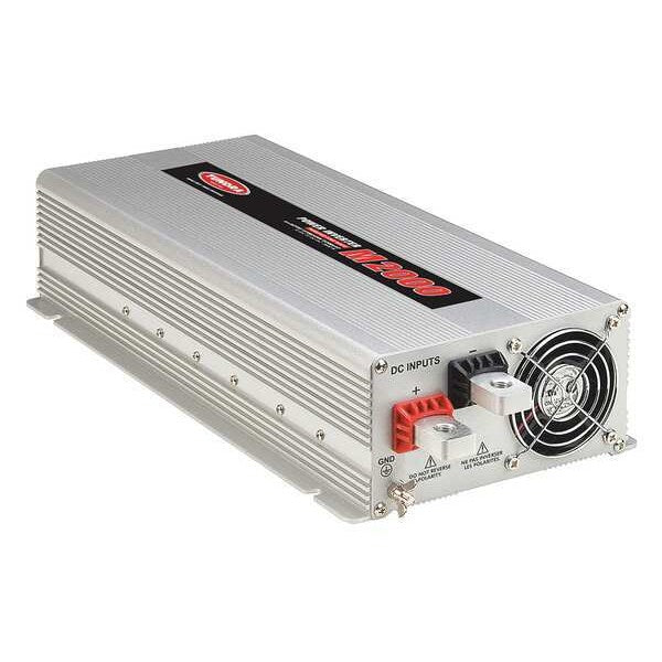 Inverter, Aluminum Case, 2,000 W Nominal Output, 2 Outlets