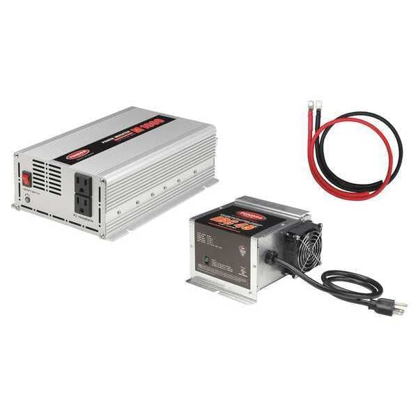 Automatic Battery Charger/Inverter, Charging, 45A, 1000W
