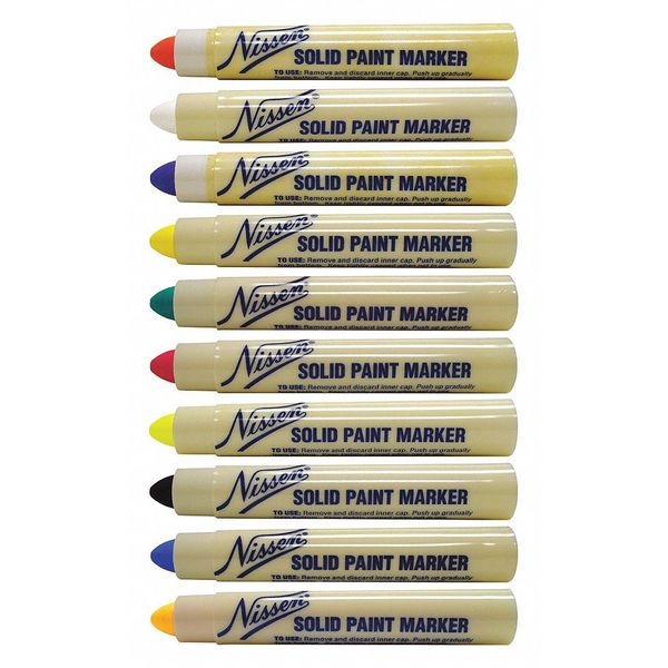 Permanent Solid Paint Marker, Medium Tip, Yellow Color Family