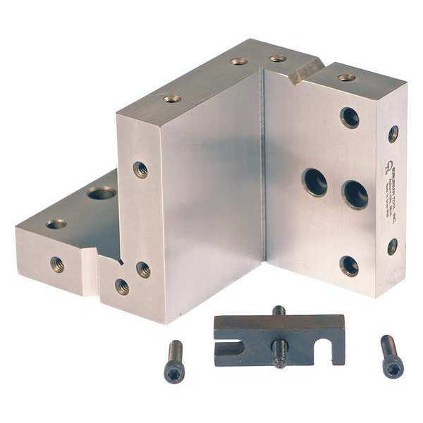 Angle Plate, 6 in. D, 4 in. H, Ground