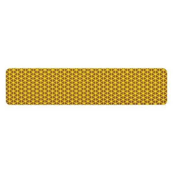 Reflective Tape, Yellow, 9 in. L, 2 in. W