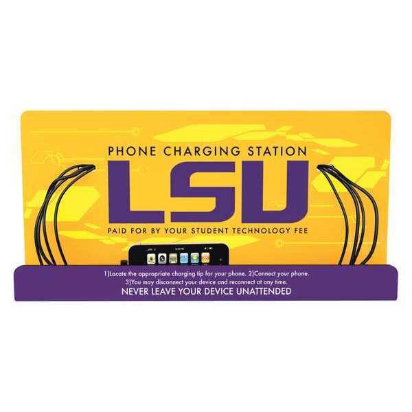 Cell Phone Chgng Station, 9 in. H