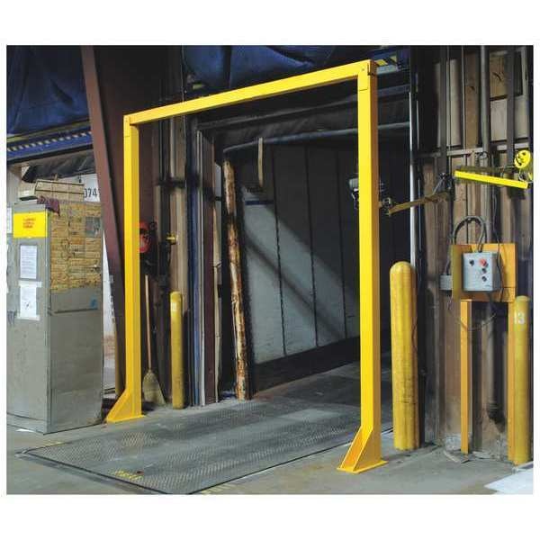 Warning Barrier, 8ft x 10ft Door W, 15in L