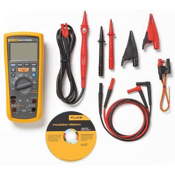 Insulation Multimeter, 1,000 Max. AC Volts, 1,000 Max. DC Volts, 400 mA Max. AC Amps