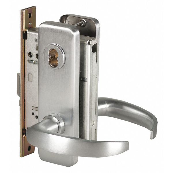 Door Lever Lockset, Mechanical, Dormitory