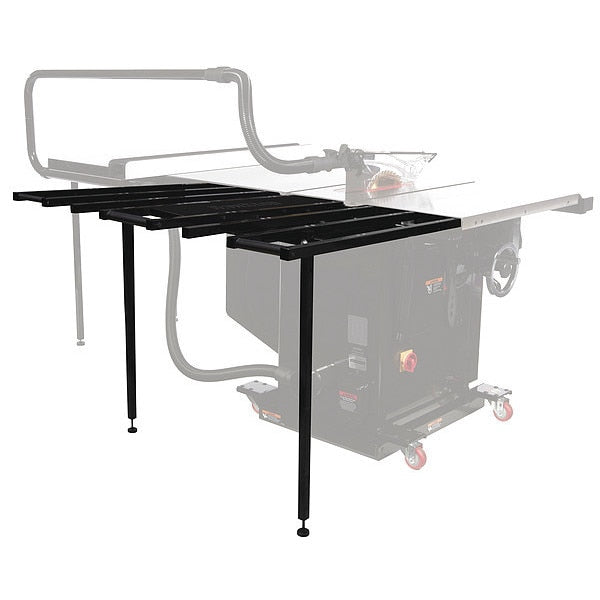 Folding Outfeed Table, Steel, 31-3/4