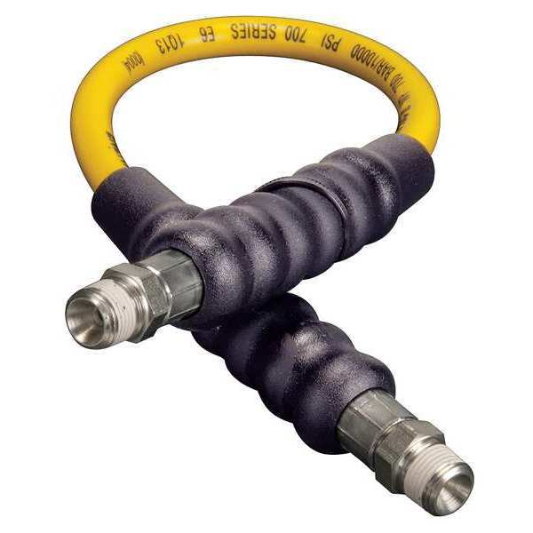 H7202, 2 ft., Thermo-plastic High Pressure Hydraulic Hose, .25 in. Internal Diameter
