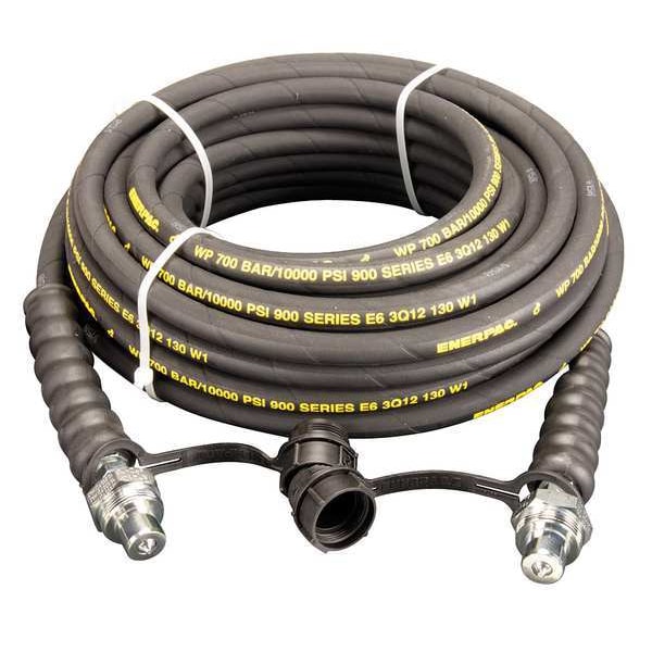 HC9250C, 50 ft., Heavy-duty Rubber High Pressure Hydraulic Hose, .25 in. Internal Diameter
