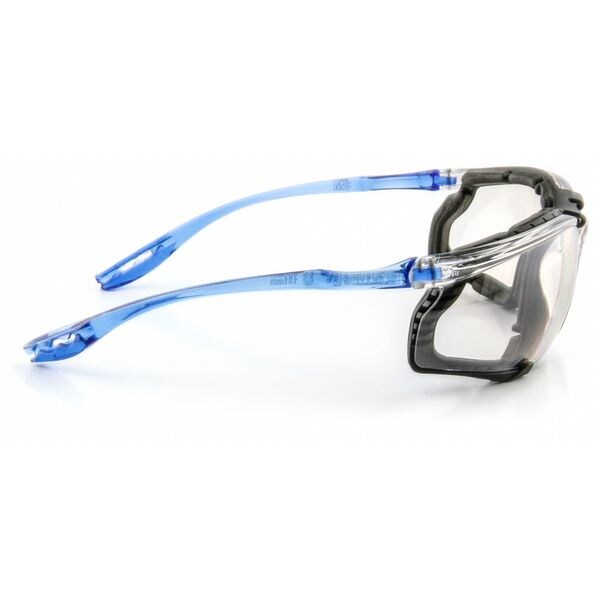 Safety Glasses, Wraparound I/O Mirror Polycarbonate Lens, Anti-Fog