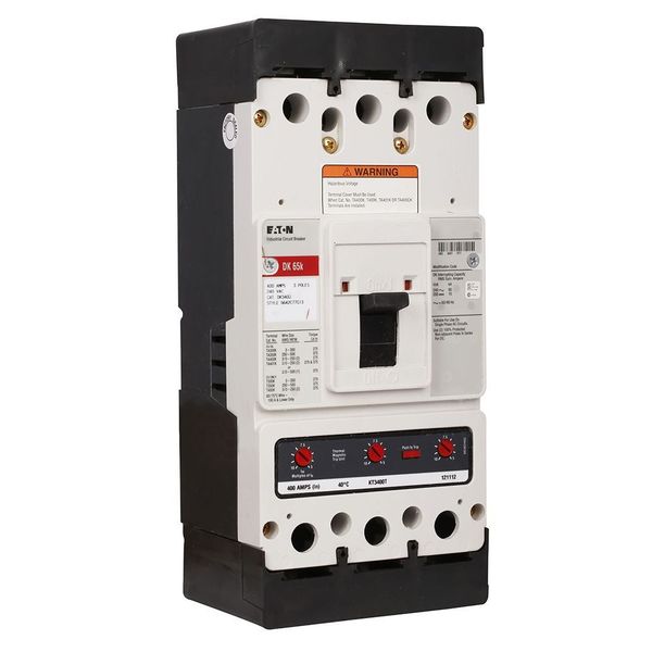 Molded Case Circuit Breaker, 400 A, 240V AC, 3 Pole, Free Standing Mounting Style, DK Series