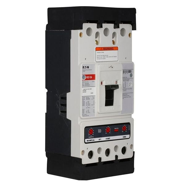 Molded Case Circuit Breaker, 400 A, 600V AC, 3 Pole, Free Standing Mounting Style, HKD Series