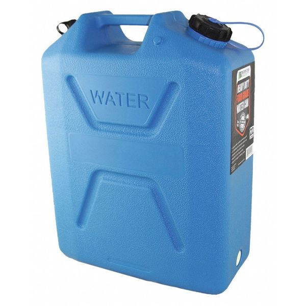Water Container, 5 gal., Blue, 18-1/4