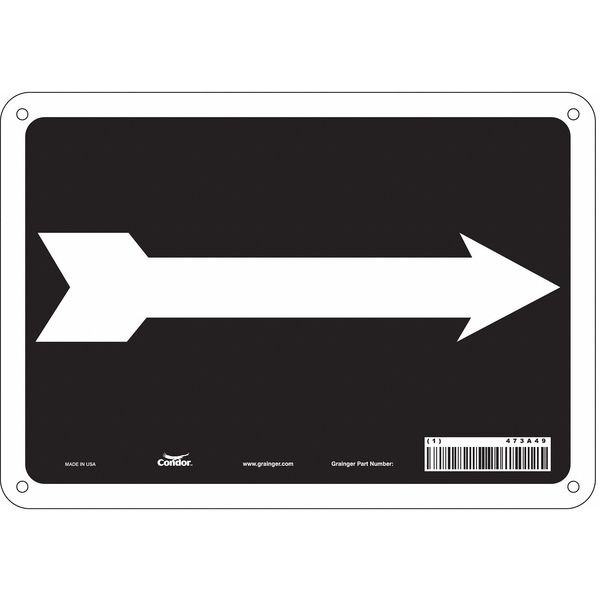 Directional Arrow Sign, No Text, 10
