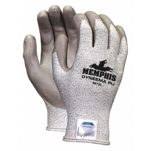 Cut Resistant Coated Gloves, A3 Cut Level, Polyurethane, XL, 1 PR