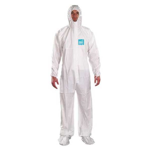 Hooded Coverall, Bound, Booted, L, PK25