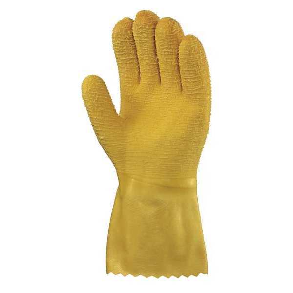 Cut Resistant Coated Gloves, A2 Cut Level, Natural Rubber Latex, 10, 1 PR