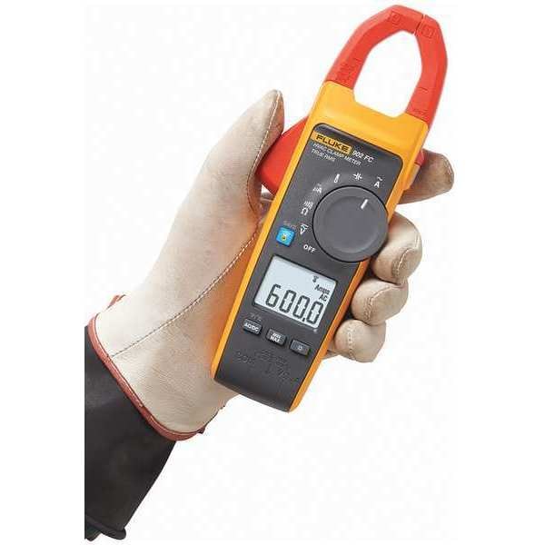Clamp Meter, LCD, 600 A, 1.6 in (41 mm) Jaw Capacity, CAT IV 300V Safety Rating