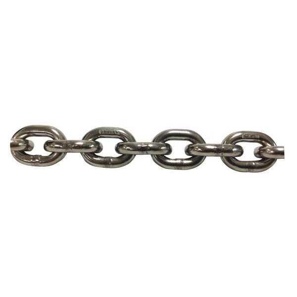 Chain, Grade 63, Trade Size 5/8 in, 316L SS