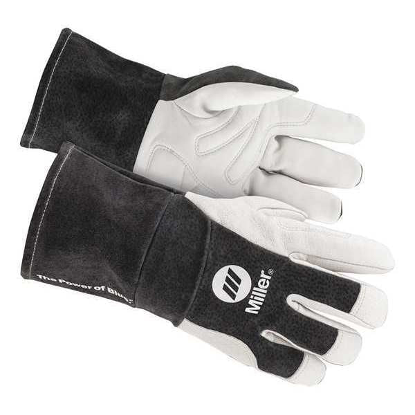 MIG/Stick Welding Gloves, Pigskin Palm, XL, PR