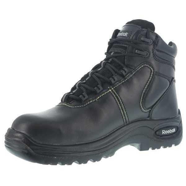 Work Boots, 9 Sz, W, Blk, 6 in. H, Womens, PR