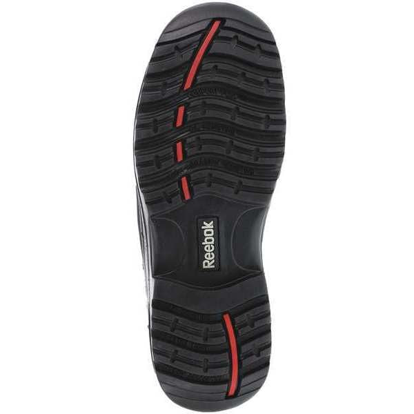 Work Boots, 7-1/2 Sz, W, Blk, 6inH, Womens, PR