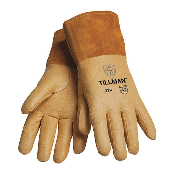 MIG Welding Gloves, Pigskin Palm, S, PR