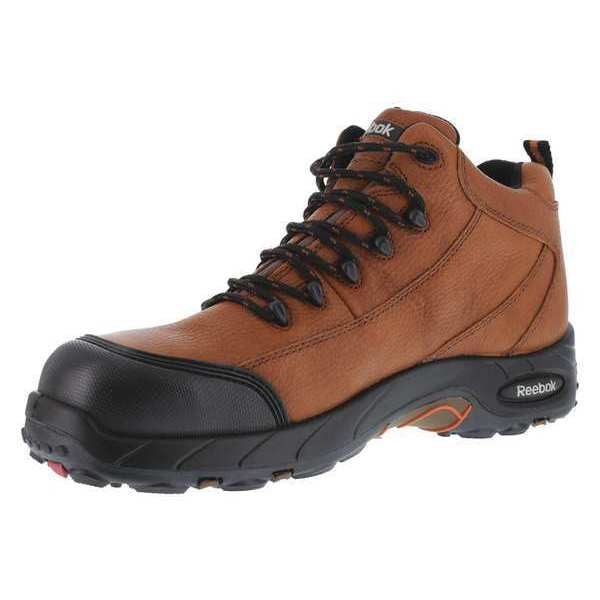 Work Boots, 10-1/2 Sz, Brown, 4in.H, Mens, PR