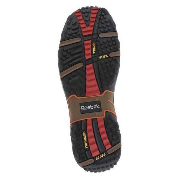 Work Boots, 8-1/2 Sz, Brown, 4in. H, Mens, PR