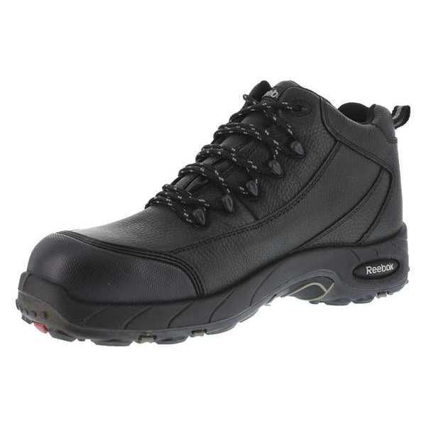 Work Boots, 10 Sz, Blk, Hiker Low, Mens, PR