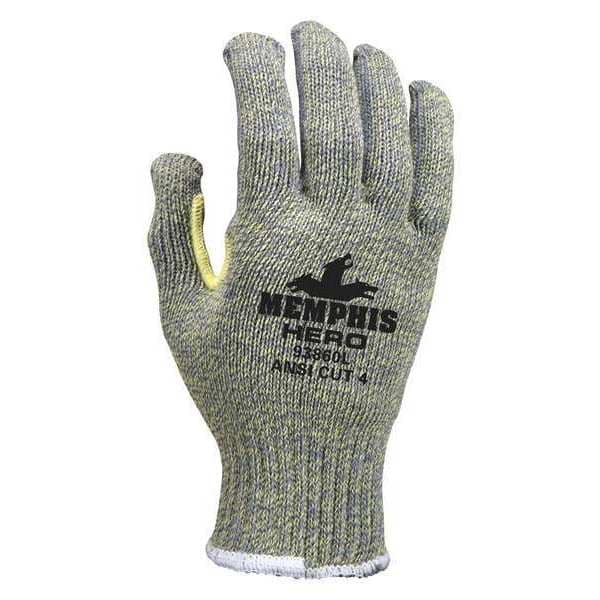 Cut Resistant Gloves, A6 Cut Level, Uncoated, S, 1 PR