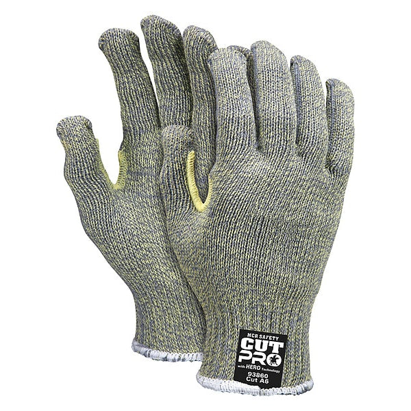 Cut Resistant Gloves, A6 Cut Level, Uncoated, S, 1 PR